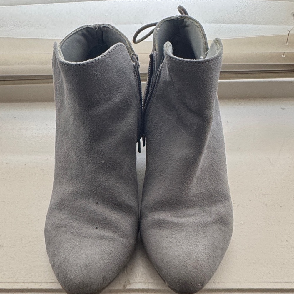 Maurices Charcoal Ankle Booties